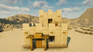 Minecraft: How to Build a Desert House!