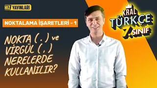 Noktalama İşaretleri Konu Anlatımı: Nokta ve Virgül Nerelerde Kullanılır? (2022) 7. Sınıf Türkçe