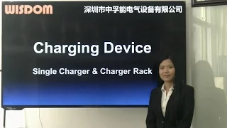 Introduction of charging devices for WISDOM miner's cap lamps.  LED mining lights