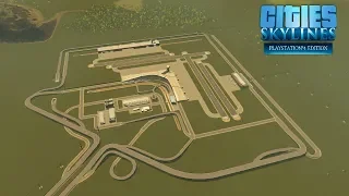 Ein Großer Flughafen (ohne Mods) | Cities Skylines | PS4 | German [Tutorial]