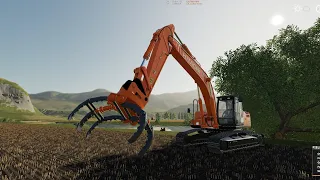 Farming Simulator 19 Hitachi Grapple Mod