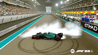 F1 22 PS5 - Sebastian Vettel farewell lap Abu Dhabi GP 2022 - Goodbye legend, we’ll miss you!