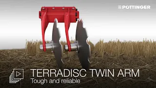 PÖTTINGER - TERRADISC disc harrows - TWIN ARM, tough and reliable