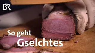 Schwarzgeräuchertes selbstgemacht | Zwischen Spessart und Karwendel | Schinken räuchern | Doku