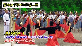🔴 Merinding Benar❗Juara 1 Lomba Maena Kreasi Memeriahkan Hari PGRI ke-78 @SMANegeri1Moroo