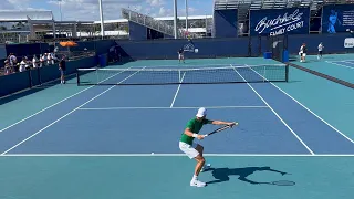 Grigor Dimitrov 2023 Miami Open Practice - Court Level [4K]