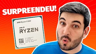 O Ryzen 5 5500 entrega bastante sendo BARATO! Testes vs Ryzen 5 5600