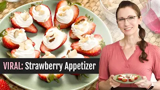 BEST TikTok Cream Cheese Viral Deviled Strawberries Recipe