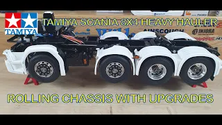 Tamiya Scania 770S 8x4 Heavy Hauler - Part 5 - Lower Bodywork & Upgrades 4k