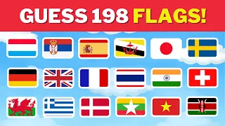 Guess The Flag - 198 Flag Challenge: Can You Identify Them All?