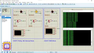 Unlocking UART Transmission in STM32: Polling, Interrupts, and DMA Mode | Proteus Simulation