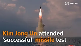 Kim Jong Un attended 'successful' missile test