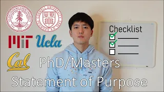 Tips for Writing PhD or Masters Statement of Purpose | Grad School App Advice