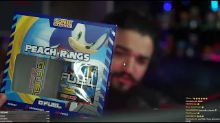 NEW! GFUEL - SONIC'S PEACH RINGS COLLECTORS BOX - TASTE TEST & REVIEW!