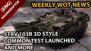 New STRV 103B 3D Style - 1.9.1 CT1 Launched - New 2D Styles - Weekly WoT News 08.05-15.05.2020