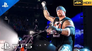 (PS5) THE UNDERTAKER BIG EVIL fights THE NEXT BIG THING BROCK LESNAR | Ultra Graphics [4K 60FPS HDR]