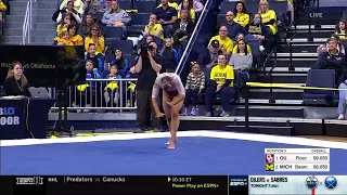 Audrey Davis Floor Oklahoma @ Michigan 2023 9.900