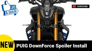 Puig Downforce Spoiler how to Install on a 2021 & up Yamaha MT09