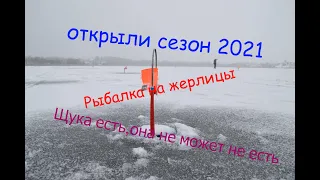 первый лед 2021-2022 жерлицы рыбалка на щуку#жерлица #щука