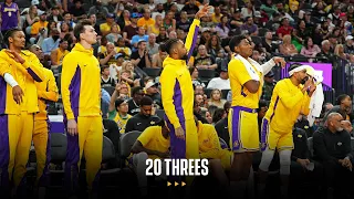 Lakers make 20 3-pointers in preseason win vs Brooklyn