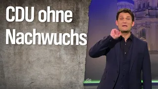 Christian Ehring: CDU ohne Nachwuchs | extra 3 | NDR