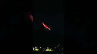 Mayon Volcano Lava Flow  TIME-LAPSE June 18 2023 21:10 #mayonvolcano #eruption #lava #bicol