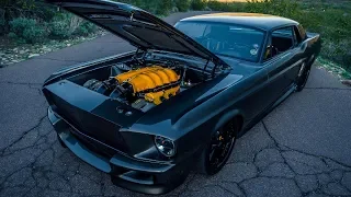 When Mechanics Lose Their Minds - Twin Turbo Ferrari F430 Powered 1968 Ford Mustang Build Project