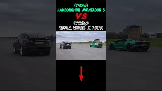 Lamborghini v Tesla 🤯.....
