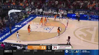 2023-24 NCAAW USC vs Tennessee - Kamilla Cardoso Three Pointer