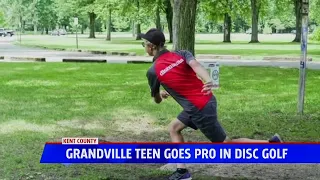 Grandville teen rising up the disc golf  ranks