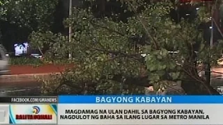 Magdamag na ulan dahil sa Bagyong Kabayan, nagdulot ng baha sa ilang lugar sa Metro Manila