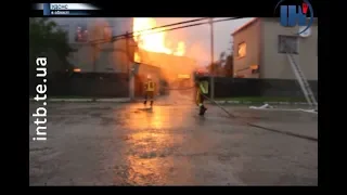 Причини пожежі на спиртобазі у Збаражі розслідують правоохоронці