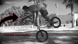 COMO HACER "NOSE MANUAL" / HOW TO DO "NOSE MANUAL" BMX