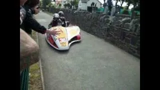 Isle of Man TT -  sidecars monday 4th june 2012