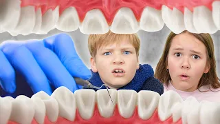 Amelia, Avelina and Akim go to the Dentist story