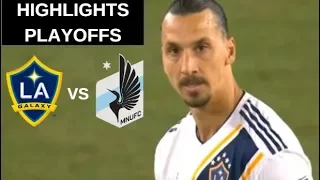 Zlatan Ibrahimovic & LA Galaxy vs Minnesota United Highlights | MLS Playoffs 20/10/2019