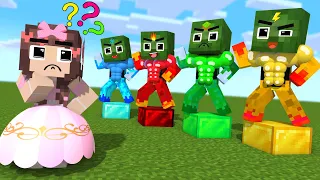 Monster School :  Zombie Girl Love Story - Minecraft Animation