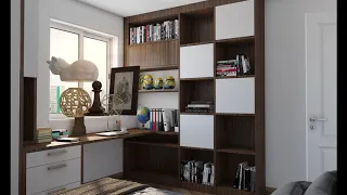 Study Room Storage Ideas | Space Saving Furniture Ideas by Design Cafe | Part 1