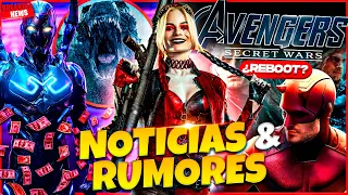 SECRET WARS reseteará el UCM, fracasa BLUE BEETLE, detalles BORN AGAIN, vuelve HARLEY QUINN al DCU