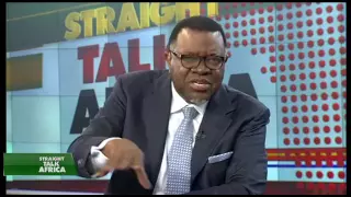 Namibian President Hage Geingob  on Straight Talk Africa