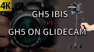 GH5 IBIS vs GH5 on a Glidecam/Steadicam YELANGU S60T Stabilizer