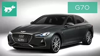 2018 Genesis G70 Detailed Walkaround Review (including G70 3.3 twin turbo engine sound)