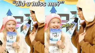 EUNCHAE was taken aback with CHAEMIN's straightforward question