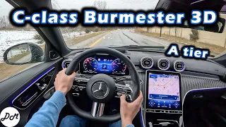 2022 Mercedes-Benz C-class – Burmester 3D Surround 15-speaker Sound System Review
