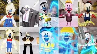 Ice Scream 1 2 3 4 5 6 Normal Vs Roblox Jumpscares