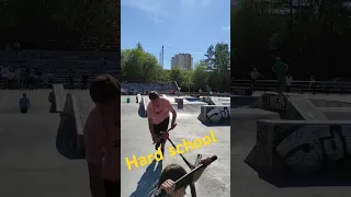 hard school, extreme park, bike strike