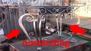 Gorgeous crafts !!! From a profile pipe! Cold forging | Ironwork