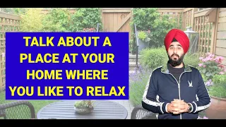 Talk About A Place At Your House Where You Feel Relax |# Latest #Speaking Cue Card Jan-April 2023