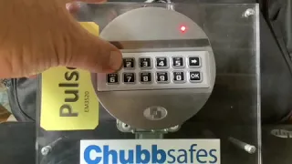 Chubbsafes Pulse Lock Instructions