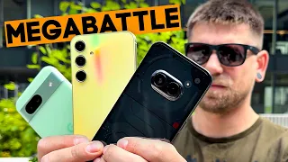 Pixel 8a vs Samsung A55 vs Nothing Phone 2a - Mega Battle!!!